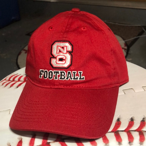 NC State Wolfpack NCAA Football Men’s Adidas Adjustable Hat Cap - Picture 1 of 3